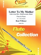 Letter To My Mother by Willener Rene - Jirka Kadlec - for Flute and Piano (Flute and Piano)