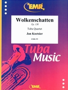 Wolkenschatten by Koetsier Jan for Tuba Quartet (Tuba Quartet (1 Euphonium and 3 Tubas))