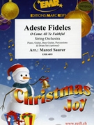 Adeste Fideles by Saurer Marcel for String Orchestra and Percussion (String Orchestra and Percussion (Piano Guitar Bass Guitar Percussions and Drum Set optional))