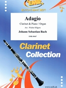 Adagio by Bach Johann Sebastian - Walter Hilgers - for Clarinet and Piano (Clarinet and Piano)