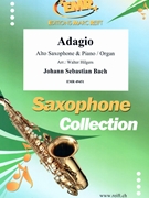 Adagio by Bach Johann Sebastian - Walter Hilgers - for Alto Saxophone and Piano (Alto Saxophone and Piano)