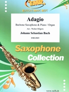 Adagio by Bach Johann Sebastian - Walter Hilgers - for Baritone Saxophone and Organ (Baritone Saxophone and Organ)