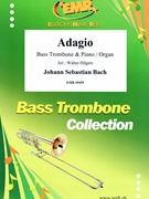 Adagio by Bach Johann Sebastian - Walter Hilgers - for Bass Trombone and Piano (Bass Trombone and Piano)