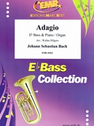 Adagio by Bach Johann Sebastian - Walter Hilgers - for Eb Bass and Piano (Eb Bass and Piano)
