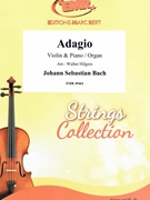 Adagio by Bach Johann Sebastian - Walter Hilgers - for Violin and Organ (Violin and Organ)