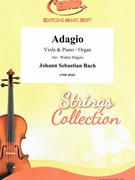 Adagio by Bach Johann Sebastian - Walter Hilgers - for Viola and Piano (Viola and Piano)