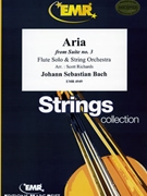 Aria by Bach Johann Sebastian - Scott Richards - for String Orchestra (String Orchestra (Flute Solo))
