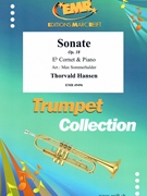 Sonate by Hansen Thorvald - Sommerhalder Max - for Eb Cornet and Piano (Eb Cornet and Piano)
