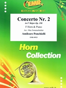 Concerto Nr. 2 by Ponchielli Amilcare - Sommerhalder Max - for Horn and Piano (Horn and Piano)