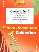 Concerto Nr. 2 by Ponchielli Amilcare - Sommerhalder Max - for Eb Horn and Piano (Eb Horn and Piano)