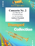 Concerto Nr. 2 by Ponchielli Amilcare - Sommerhalder Max - for Eb Cornet and Piano (Eb Cornet and Piano)