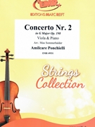 Concerto Nr. 2 by Ponchielli Amilcare - Sommerhalder Max - for Viola and Piano (Viola and Piano)