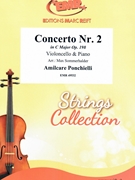 Concerto Nr. 2 by Ponchielli Amilcare - Sommerhalder Max - for Violoncello and Piano (Violoncello and Piano)