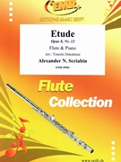 Etude by Scriabin Alexander - Timofei Dokshitser - for Flute and Piano (Flute and Piano)