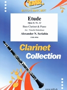 Etude by Scriabin Alexander - Timofei Dokshitser - for Bass Clarinet and Piano (Bass Clarinet and Piano)