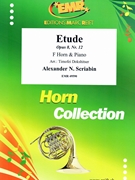 Etude by Scriabin Alexander - Timofei Dokshitser - for Horn and Piano (Horn and Piano)