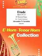 Etude by Scriabin Alexander - Timofei Dokshitser - for Eb Horn and Piano (Eb Horn and Piano)