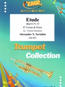 Etude by Scriabin Alexander - Timofei Dokshitser - for Eb Cornet and Piano (Eb Cornet and Piano)