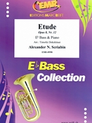 Etude by Scriabin Alexander - Timofei Dokshitser - for Eb Bass and Piano (Eb Bass and Piano)