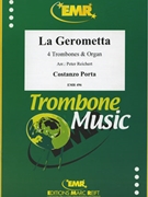 La Gerometta by Porta Costanzo - Peter Reichert - for 4 Trombones and Organ (4 Trombones and Organ)