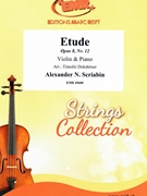 Etude by Scriabin Alexander - Timofei Dokshitser - for Violin and Piano (Violin and Piano)