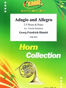 Adagio and Allegro by Handel George Frideric - Timofei Dokshitser - for 2 Horns and Piano (2 Horns and Piano)