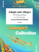 Adagio and Allegro by Handel George Frideric - Timofei Dokshitser - for 2 Eb Cornets and Piano (2 Eb Cornets and Piano)