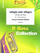 Adagio and Allegro by Handel George Frideric - Timofei Dokshitser - for 2 Bb Bass and Piano (2 Bb Bass and Piano)