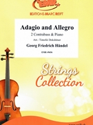 Adagio and Allegro by Handel George Frideric - Timofei Dokshitser - for 2 Contrabass and Piano (2 Contrabass and Piano)