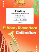 Fantasy by Ponchielli Amilcare - Sommerhalder Max - for Eb Horn and Piano (Eb Horn and Piano)