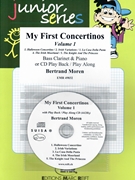 My First Concertinos Volume 1 by Moren Bertrand for Bass Clarinet w/ Audio (Bass Clarinet and CD Play Back / Play Along)