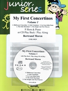 My First Concertinos Volume 1 by Moren Bertrand for Horn and Piano (Horn and Piano (+ Play Back / Play Along CD optional))