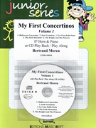 My First Concertinos Volume 1 by Moren Bertrand for Eb Horn and Piano (Eb Horn and Piano (+ Play Back / Play Along CD optional))
