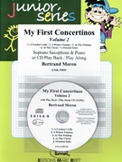 My First Concertinos Volume 2 by Moren Bertrand for Soprano Saxophone and Piano (Soprano Saxophone and Piano (+ Play Back / Play Along CD optional))