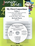 My First Concertinos Volume 2 by Moren Bertrand for Trombone and Piano (Trombone and Piano (+ CD Play Back / Play Along optional))