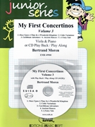My First Concertinos Volume 3 by Moren Bertrand for Viola w/ Audio (Viola and CD Play Back / Play Along)