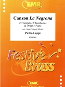 Canzon: La Negrona by Lappi Pietro - Michel Jean-Francois - for 2 Trumpets Horn Trombone and Piano (2 Trumpets Horn Trombone and Piano (Organ))