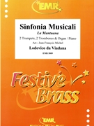 Sinfonie Musicali by Viadana Lodovico Grossi da - Michel Jean-Francois - for 2 Trumpets 2 Trombones and Piano (2 Trumpets 2 Trombones and Piano (Organ))