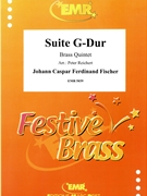 Suite G-Dur by Fischer Johann Caspar - Peter Reichert - for 2 Trumpets Horn Trombone Tuba and Organ (2 Trumpets Horn Trombone Tuba and Organ)
