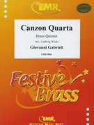 Canzon Quarta by Gabrieli Giovanni for Brass Quintet (5 Brass)
