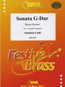 Sonata G-Dur by Lotti Antonio - Laurent Tinguely - for 2 Trumpets Horn Trombone and Tuba (2 Trumpets Horn Trombone and Tuba)