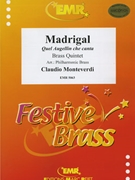 Quel Augellin che canta by Monteverdi Claudio - Philharmonic Brass - for 2 Trumpets Horn Trombone and Tuba (2 Trumpets Horn Trombone and Tuba)
