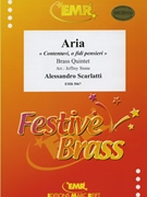 Aria Contentavi o fidi pensieri by Scarlatti Alessandro - Stone Jeffrey - for 2 Trumpets Horn Trombone and Tuba (2 Trumpets Horn Trombone and Tuba)