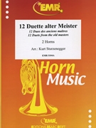 12 Duette alter Meister by Sturzenegger Kurt for 2 Horns (2 Horns)