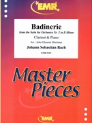 Badinerie by Bach Johann Sebastian - Mortimer John Glenesk - for Clarinet and Piano (Clarinet and Piano)