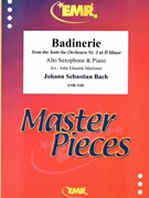 Badinerie by Bach Johann Sebastian - Mortimer John Glenesk - for Alto Saxophone and Piano (Alto Saxophone and Piano)