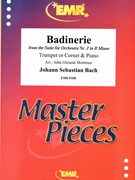 Badinerie by Bach Johann Sebastian - Mortimer John Glenesk - for Cornet and Piano (Cornet and Piano)