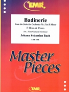 Badinerie by Bach Johann Sebastian - Mortimer John Glenesk - for Horn and Piano (Horn and Piano)