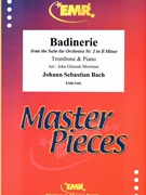 Badinerie by Bach Johann Sebastian - Mortimer John Glenesk - for Trombone and Piano (Trombone and Piano)