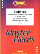 Badinerie by Bach Johann Sebastian - Mortimer John Glenesk - for Eb Bass and Piano (Eb Bass and Piano)